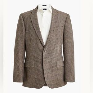 J. Crew Slim-fit Men’s Thompson Wool Blend Blazer Size Brown Black 42R NWT